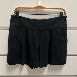 Loft black polyester flowy shorts - 4